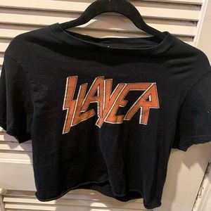 Slayer crop top